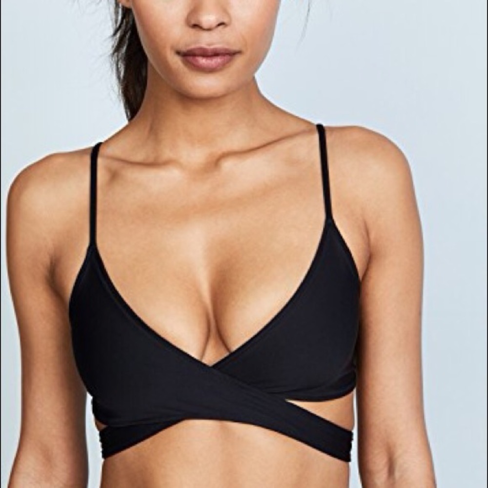 Lspace Chloe Wrap Bikini Top Size M